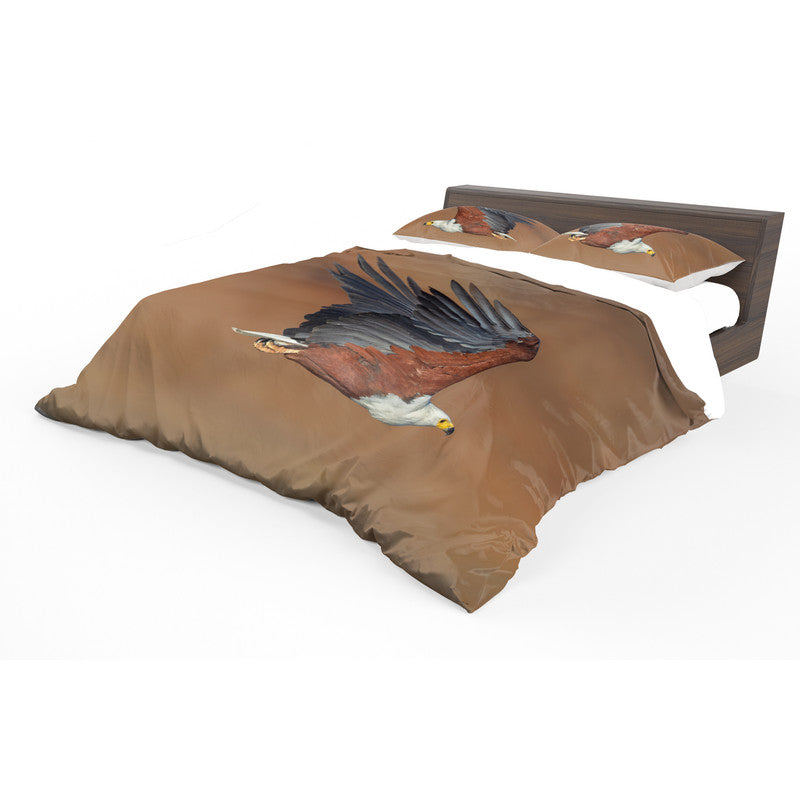 African Fish Eagle Kruger Duvet Cover Set by Fanie Heymans