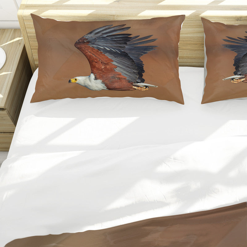 African Fish Eagle Kruger Duvet Cover Set by Fanie Heymans