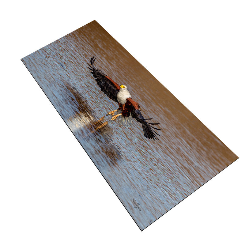 African Fish Eagle Right Desk Pad by Fanie Heymans