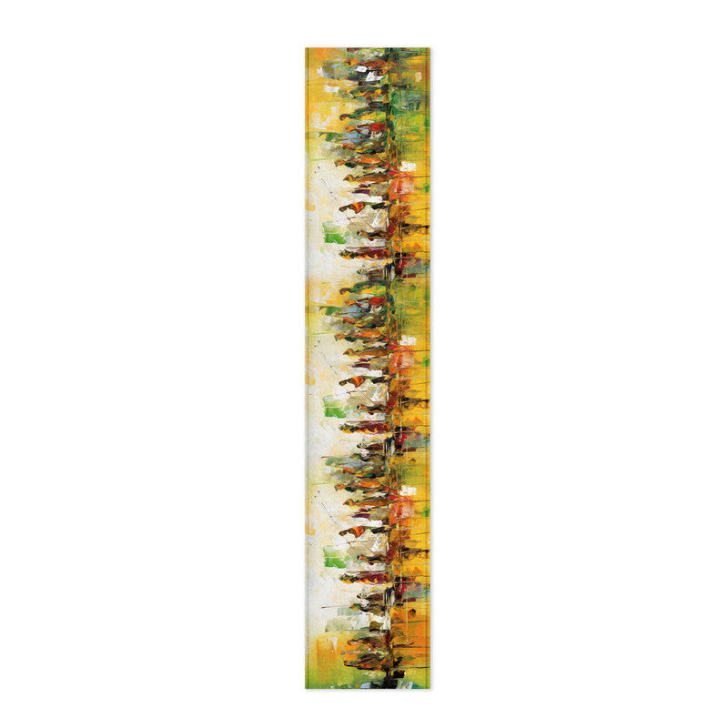 African Tribes Abstract Table Runner
