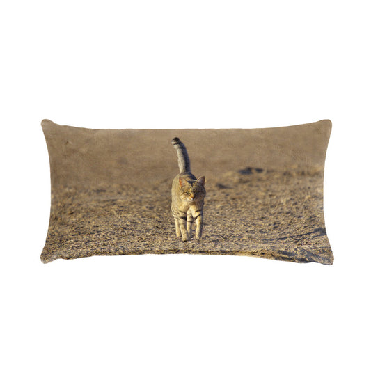 African Wild Cat Oblong Luxury Scatter by Annette Heymans