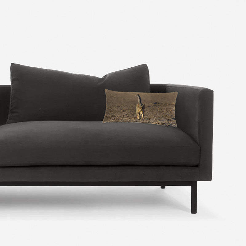 African Wild Cat Oblong Luxury Scatter by Annette Heymans