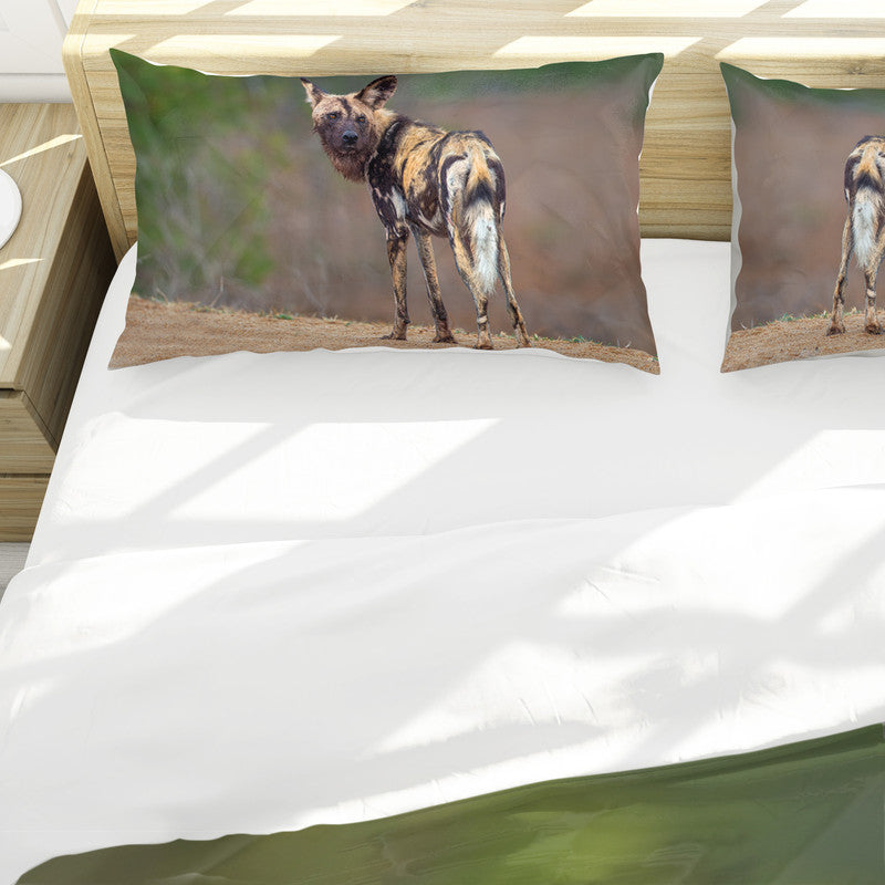African Wild Dog Duvet Cover Set by Fanie Heymans