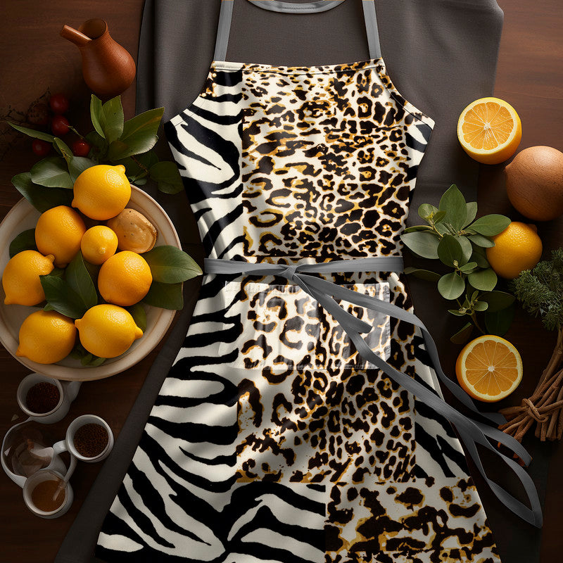 African skin Medium Length Apron