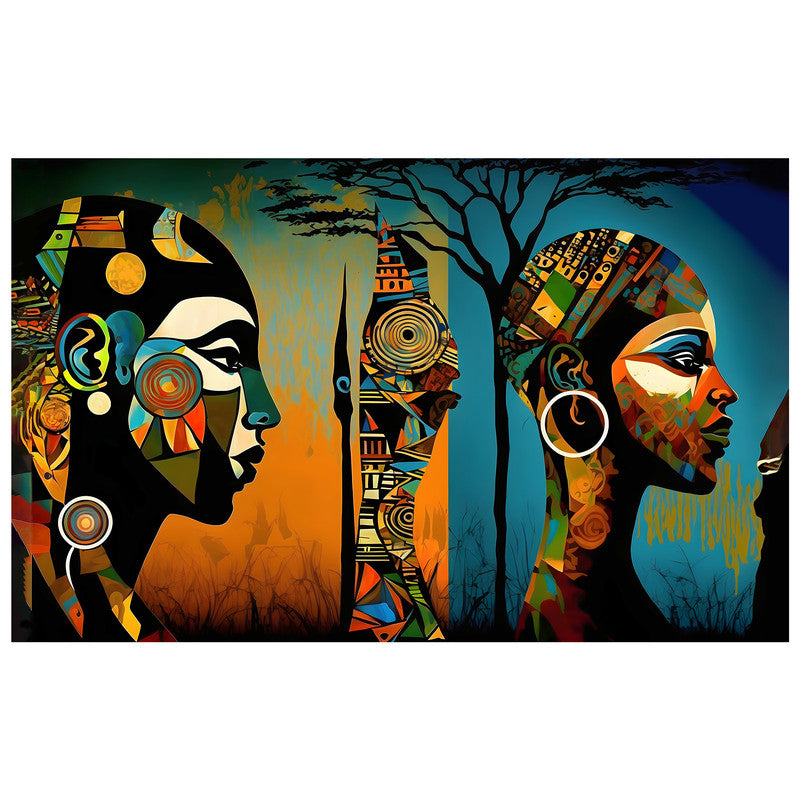 Afrika Tribal Abstract Rectangle Tablecloth