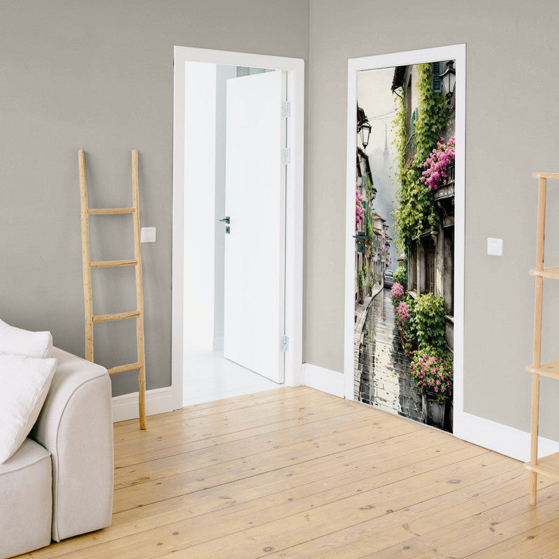After The Rain Door Decoupage