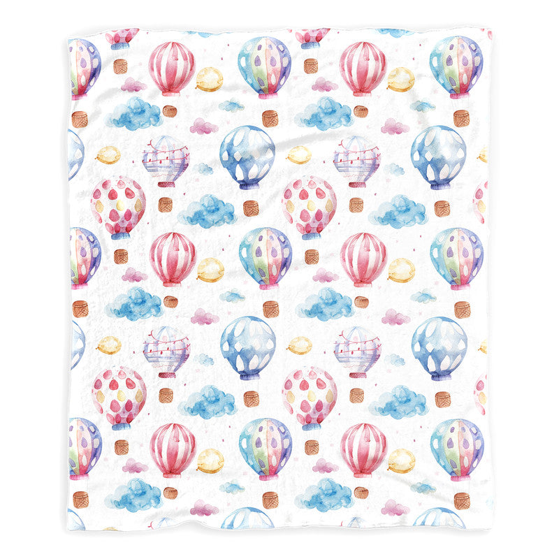 Air Balloons Minky Blanket