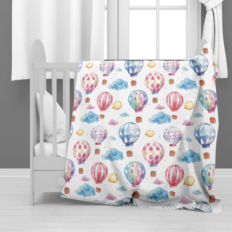 Air Balloons Minky Blanket