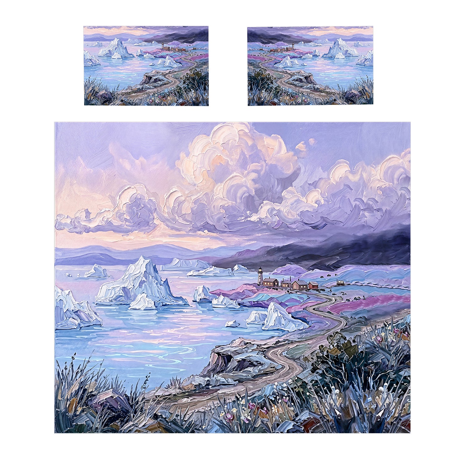 Alaskan Ice Duvet Cover Set