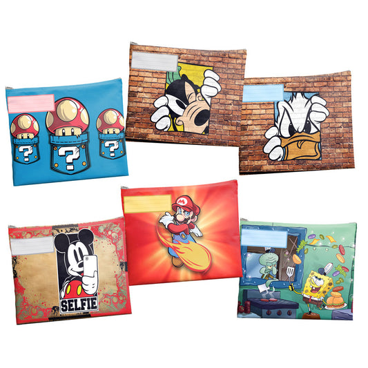 All Stars Cartoons Subject Savvy Book Bags Set Of 6