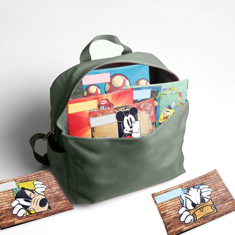 All Stars Cartoons Subject Savvy Book Bags Set Of 6