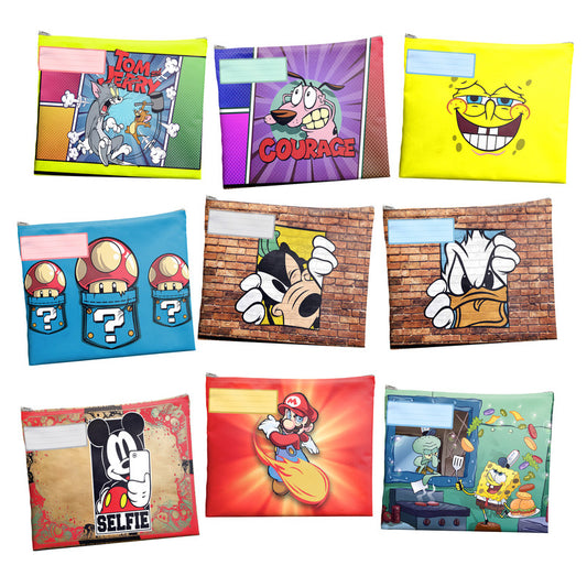 All Stars Cartoons Subject Savvy Book Bags Set Of 9