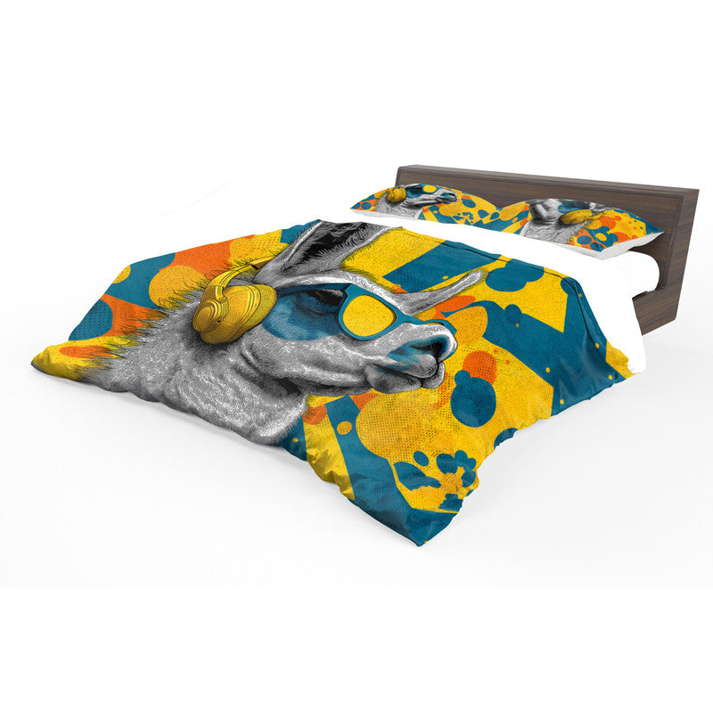 Alpaca Beats Duvet Cover Set by Wikus Schalkwyk