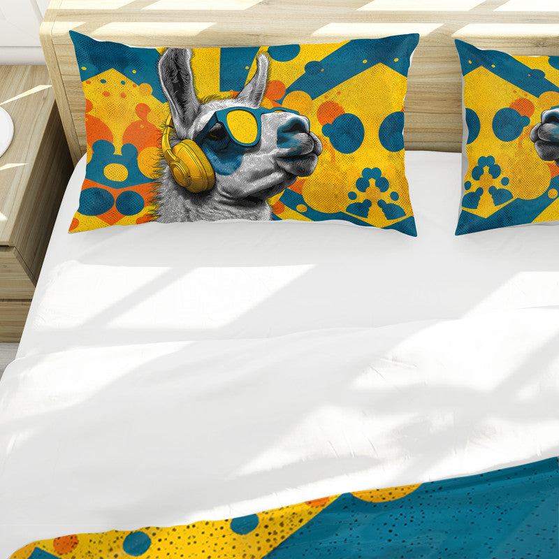 Alpaca Beats Duvet Cover Set by Wikus Schalkwyk