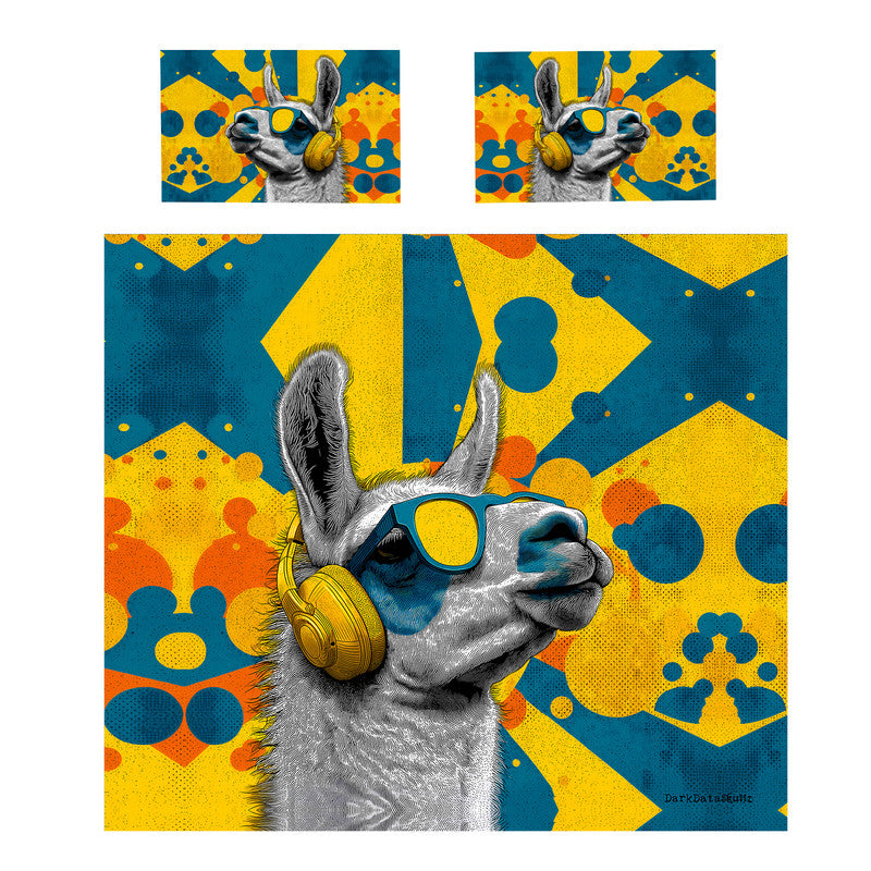 Alpaca Beats Duvet Cover Set by Wikus Schalkwyk