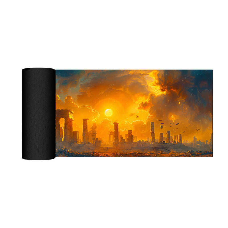 Ancient City Ruins Desk Pad
