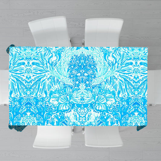 Angel Flower Rectangle Tablecloth