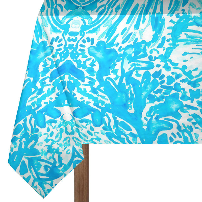 Angel Flower Rectangle Tablecloth