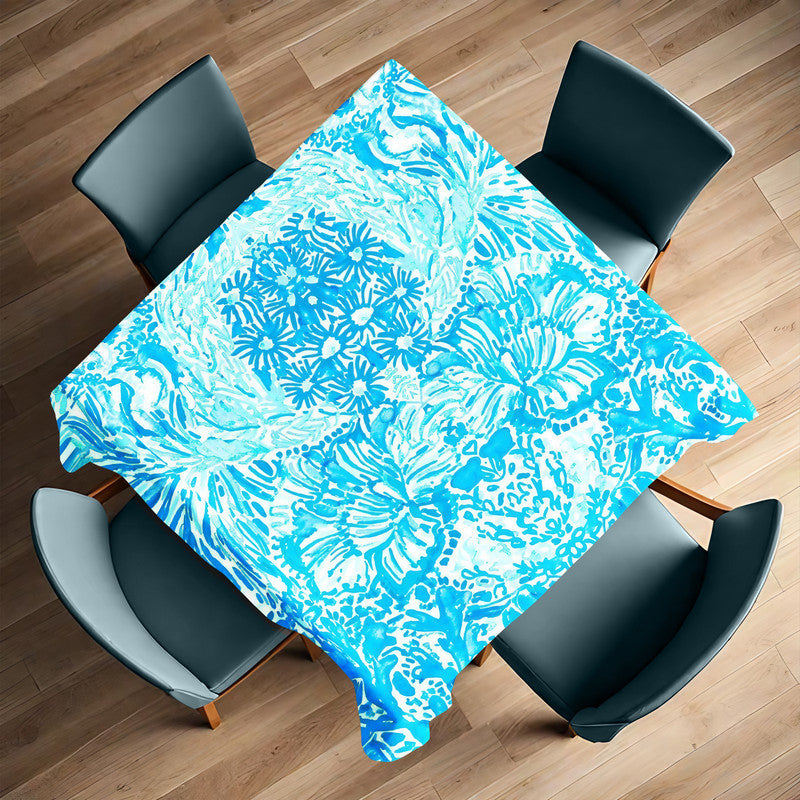 Angel Flower Square Tablecloth