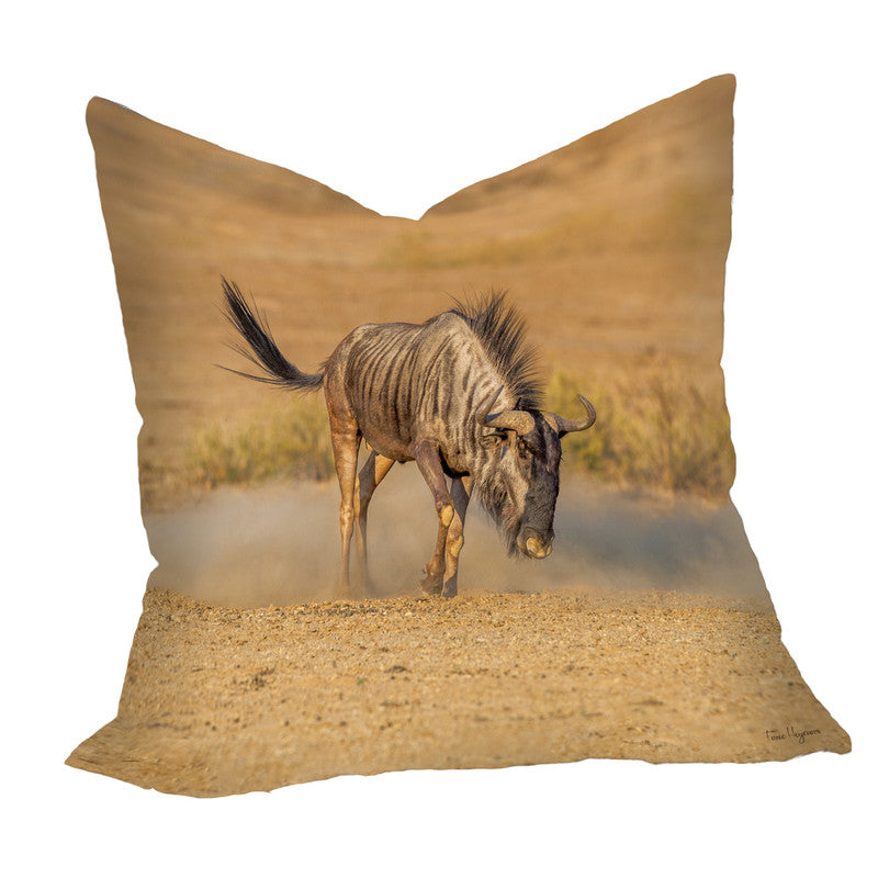 Angry Blue Wildebeest Luxury Scatter by Fanie Heymans
