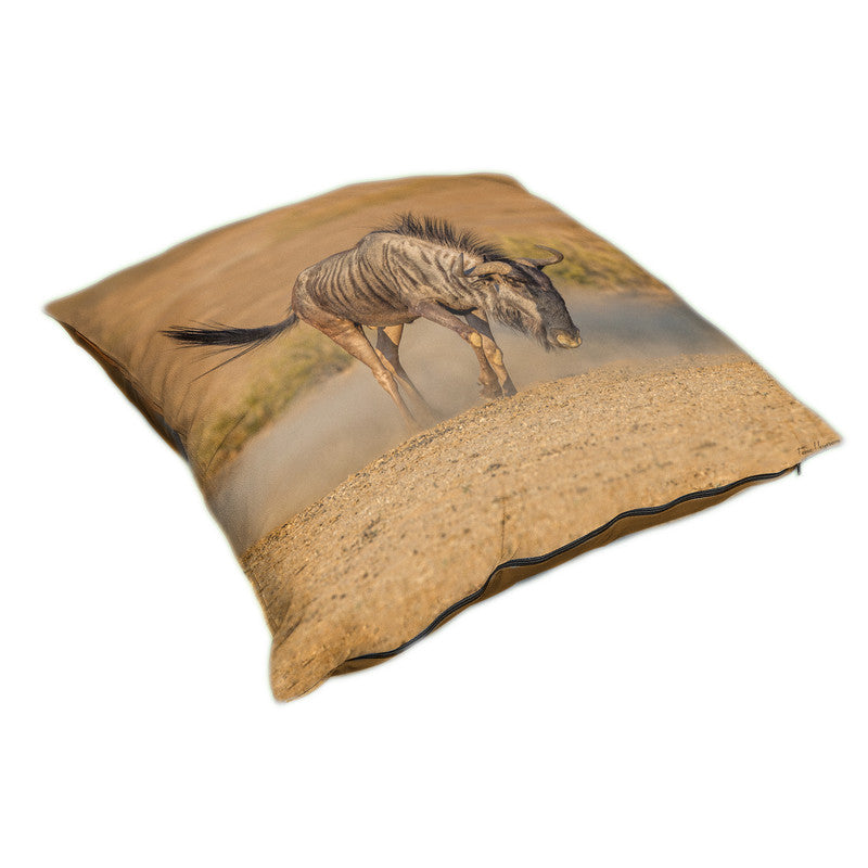Angry Blue Wildebeest Luxury Scatter by Fanie Heymans