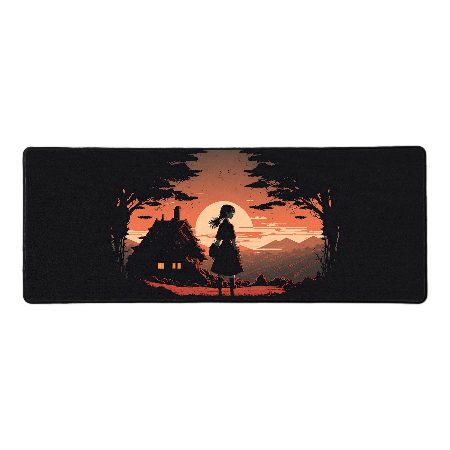 Anime Sunset Large Desk Pad