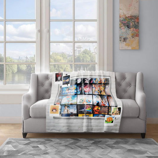 Anime Collection Poster Light Weight Fleece Blanket