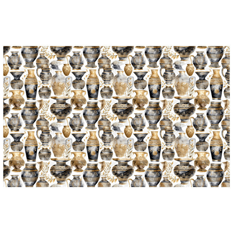 Antique Crecian Pots Rectangle Tablecloth