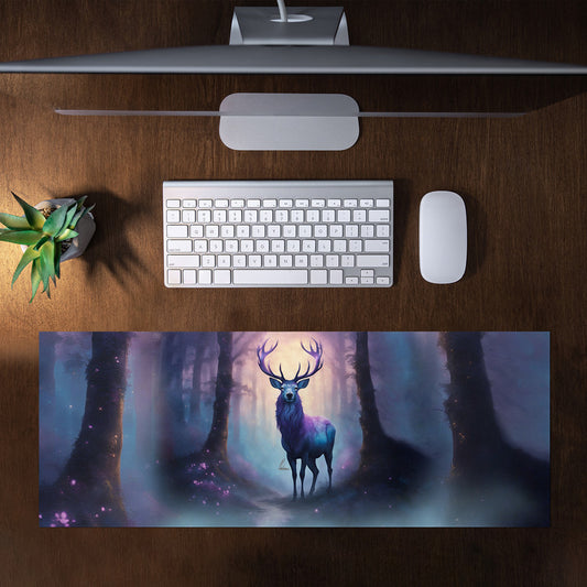 Antlers Of Light Large Desk Pad by Nathan Pieterse