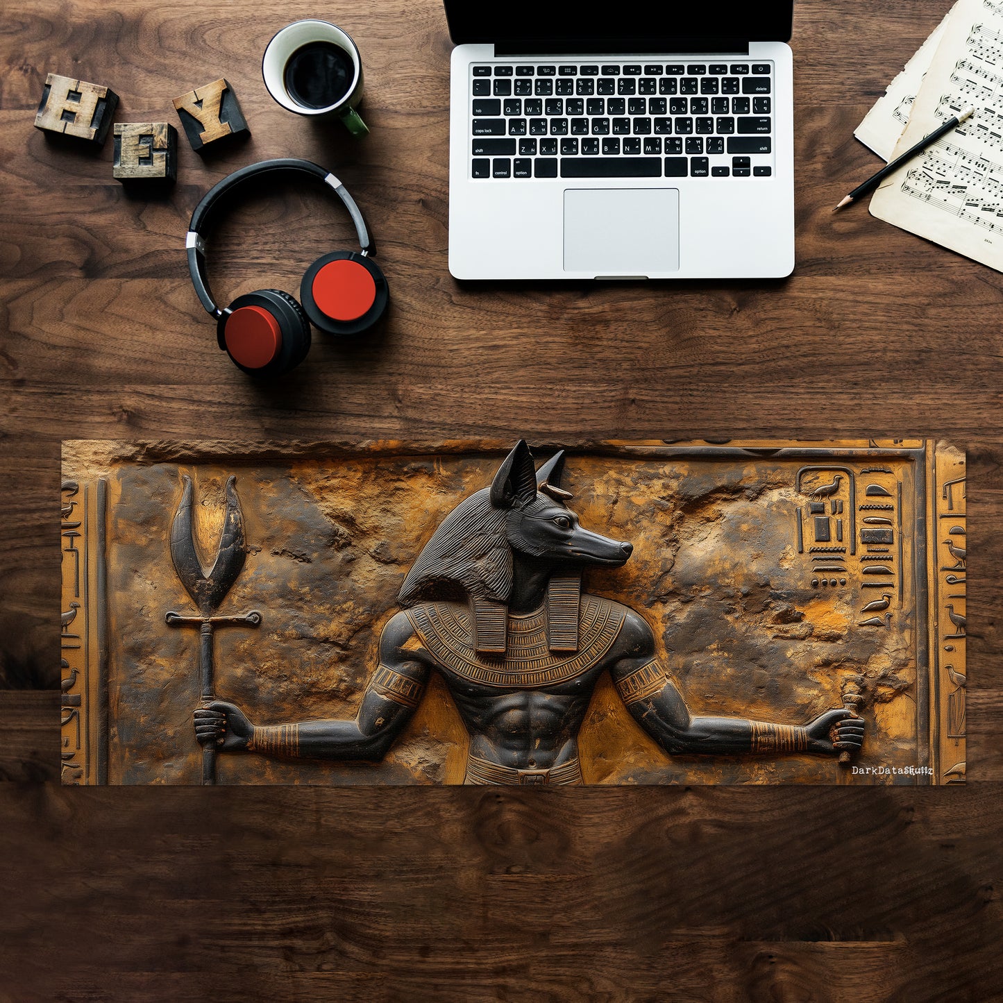 Anubis Desk Pad by Wikus Schalkwyk