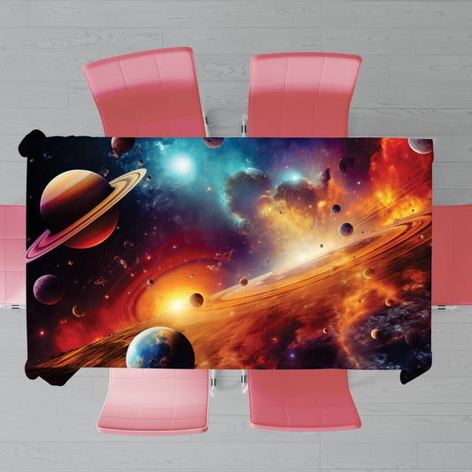 Apollo Fire Rectangle Tablecloth