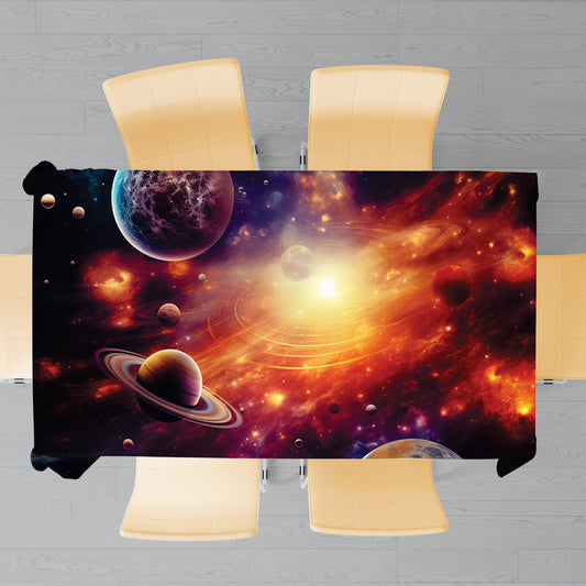 Apollo Planets Rectangle Tablecloth