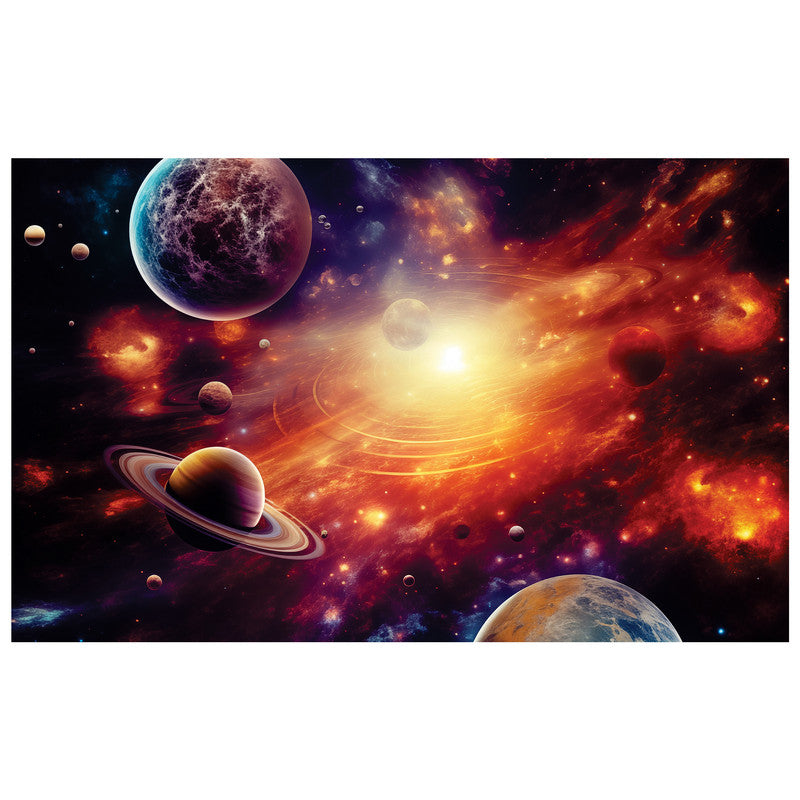 Apollo Planets Rectangle Tablecloth