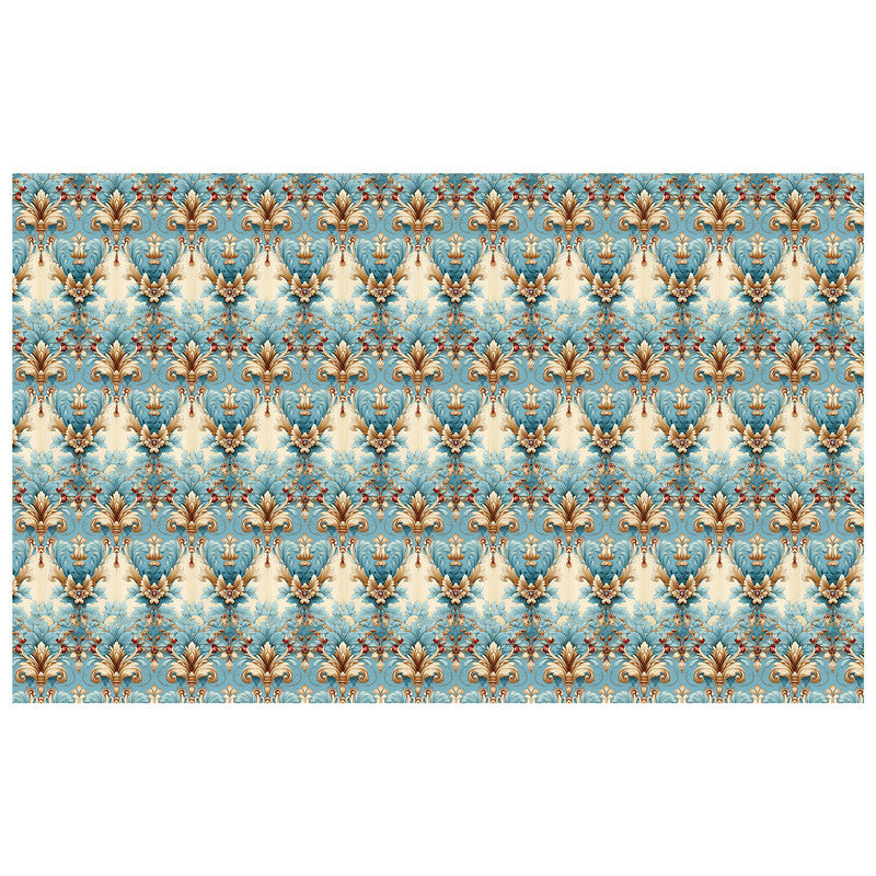 Aqua And Cream Rectangle Tablecloth
