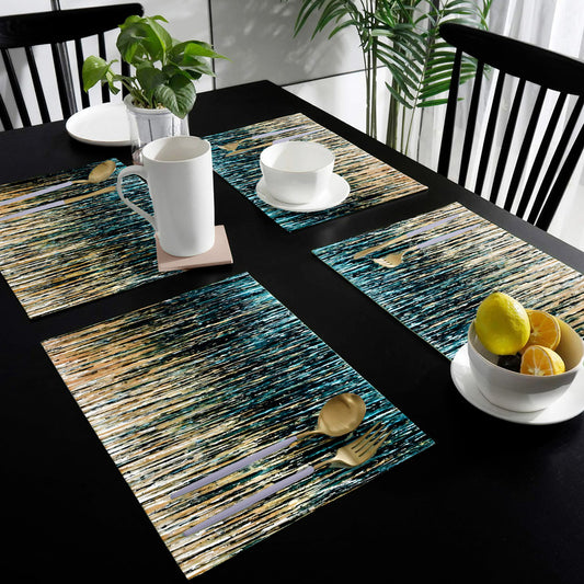 Aqua Rain Placemats