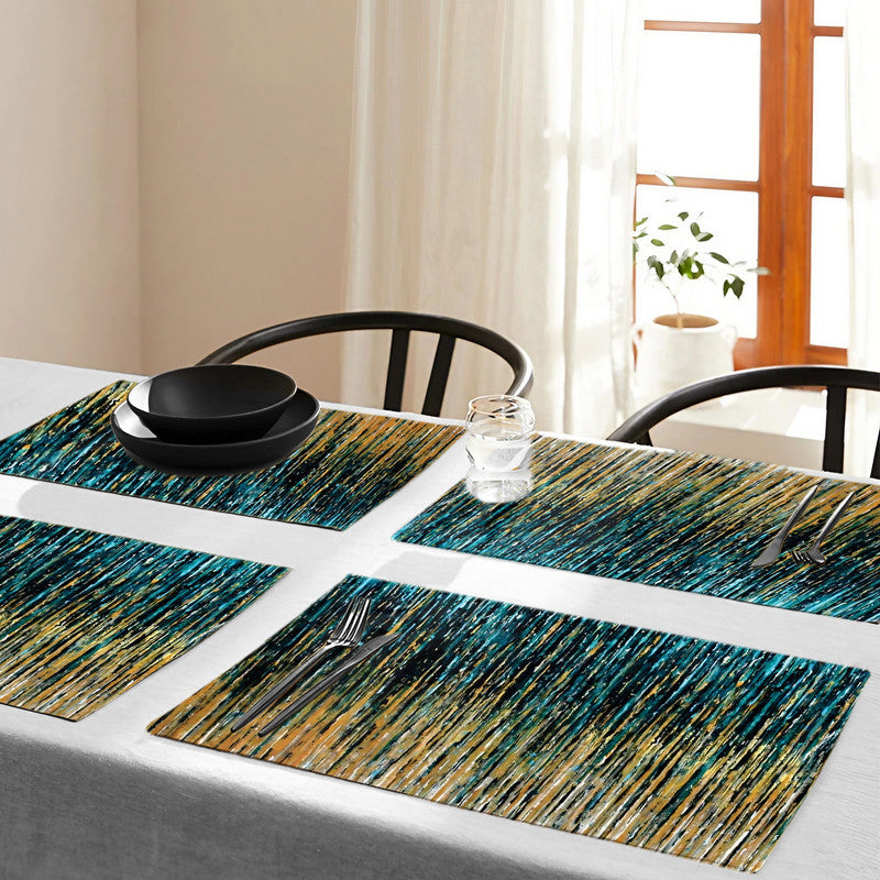 Aqua Rain Placemats