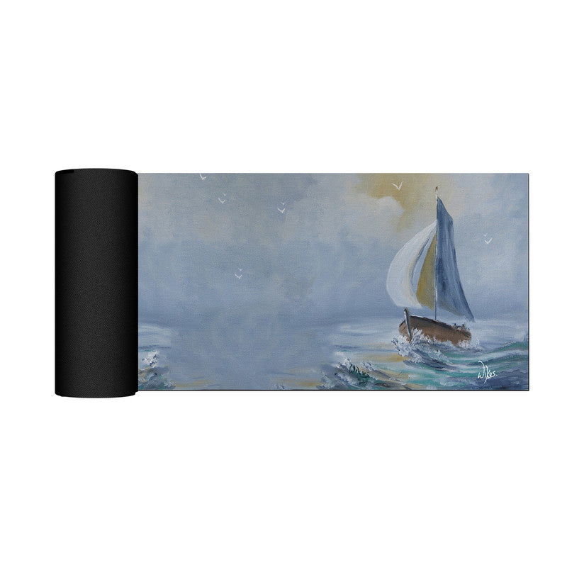 At Sea Desk Pad by Wikus Hattingh