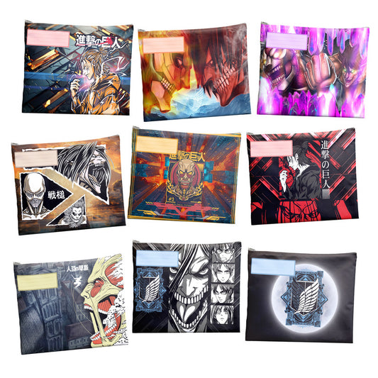 Attack On Titan Clash Subject Savvy Book Bags Set Of 9