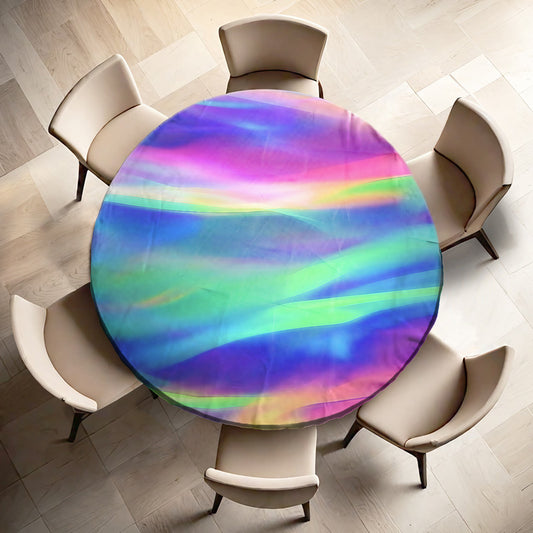 Aurora Lights Round Tablecloth