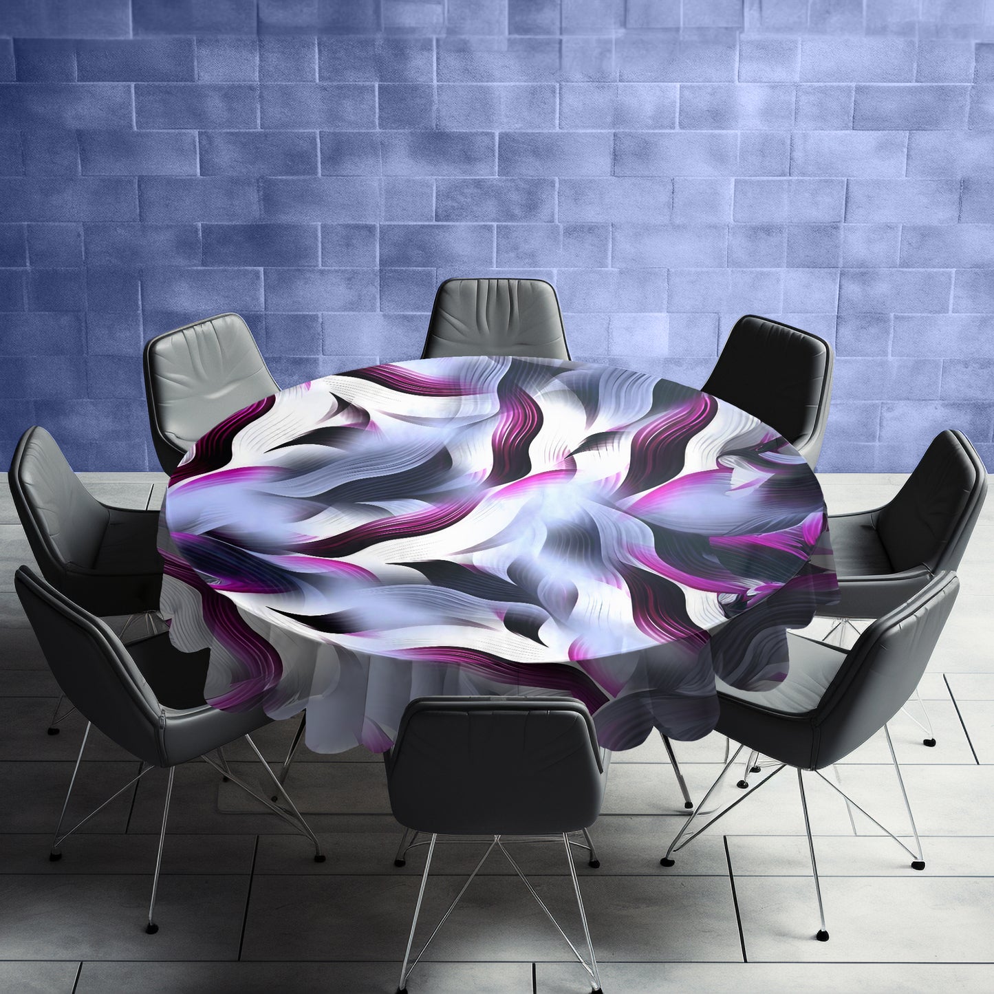 Aurora Fragments Round Tablecloth