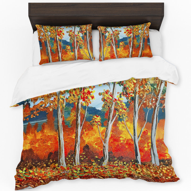 Autumn Canopy Duvet Cover Set by Wikus Hattingh