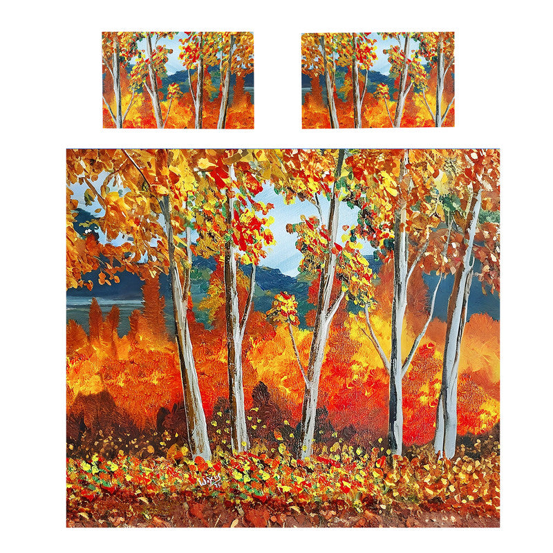 Autumn Canopy Duvet Cover Set by Wikus Hattingh