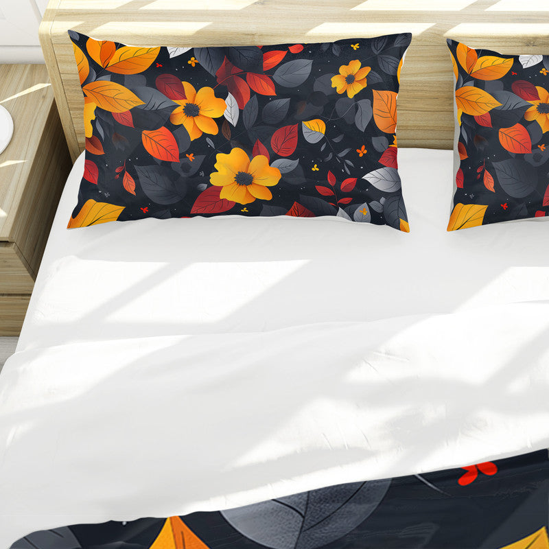 Autumn Florals Duvet Cover Set by Wikus Schalkwyk