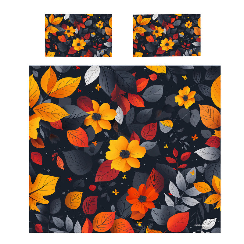 Autumn Florals Duvet Cover Set by Wikus Schalkwyk