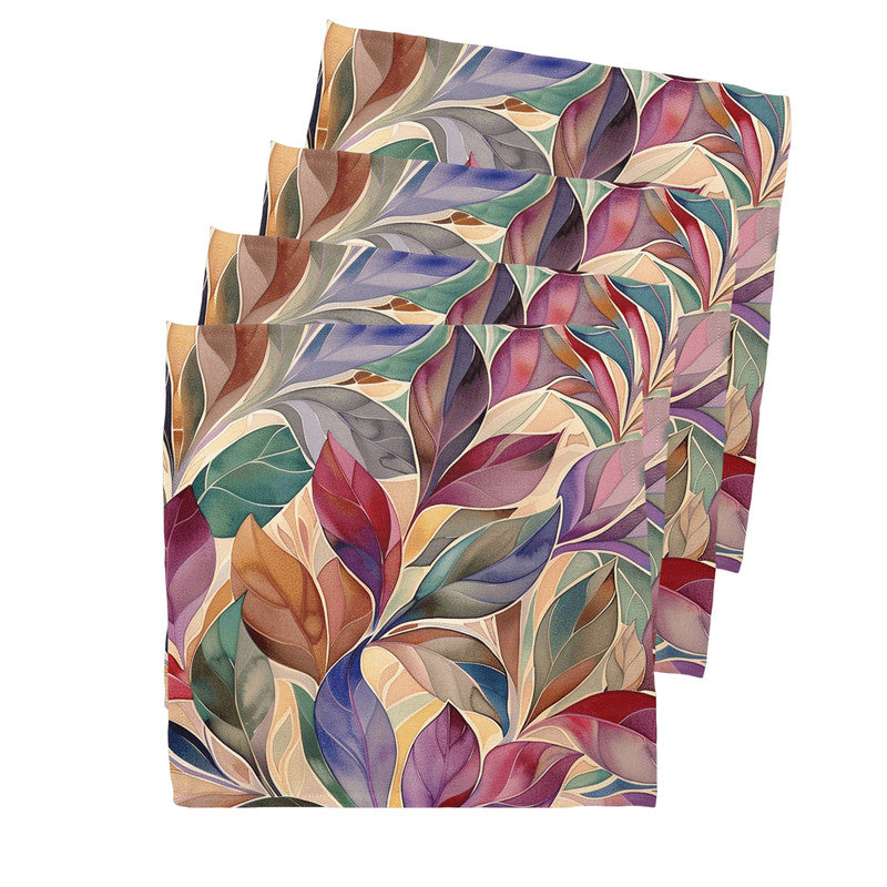Autumn Leaves Blush Brown Napkins