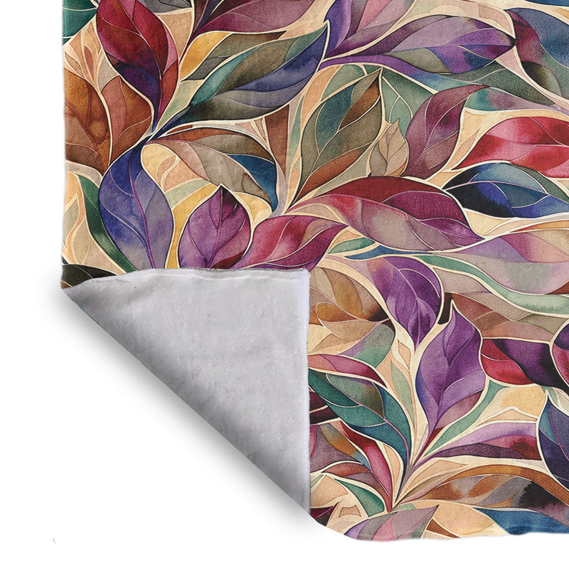 Autumn Leaves Light Bed Throw