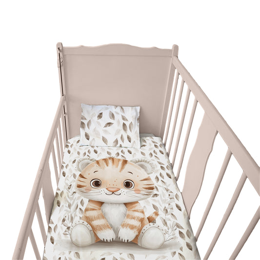 Autumn Baby Tiger Cot Set by Mark van Vuuren