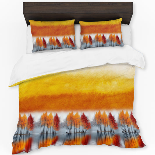 Autumn Trees Duvet Cover Set