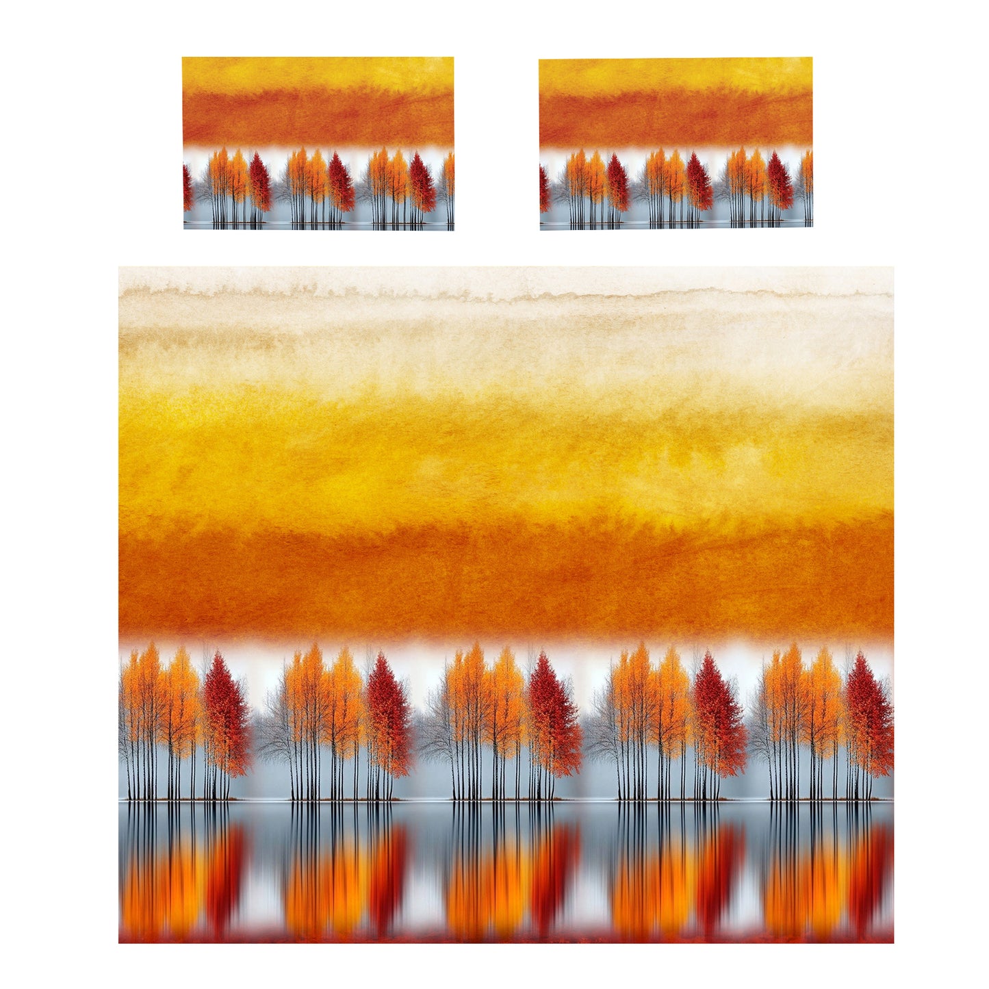 Autumn Trees Duvet Cover Set