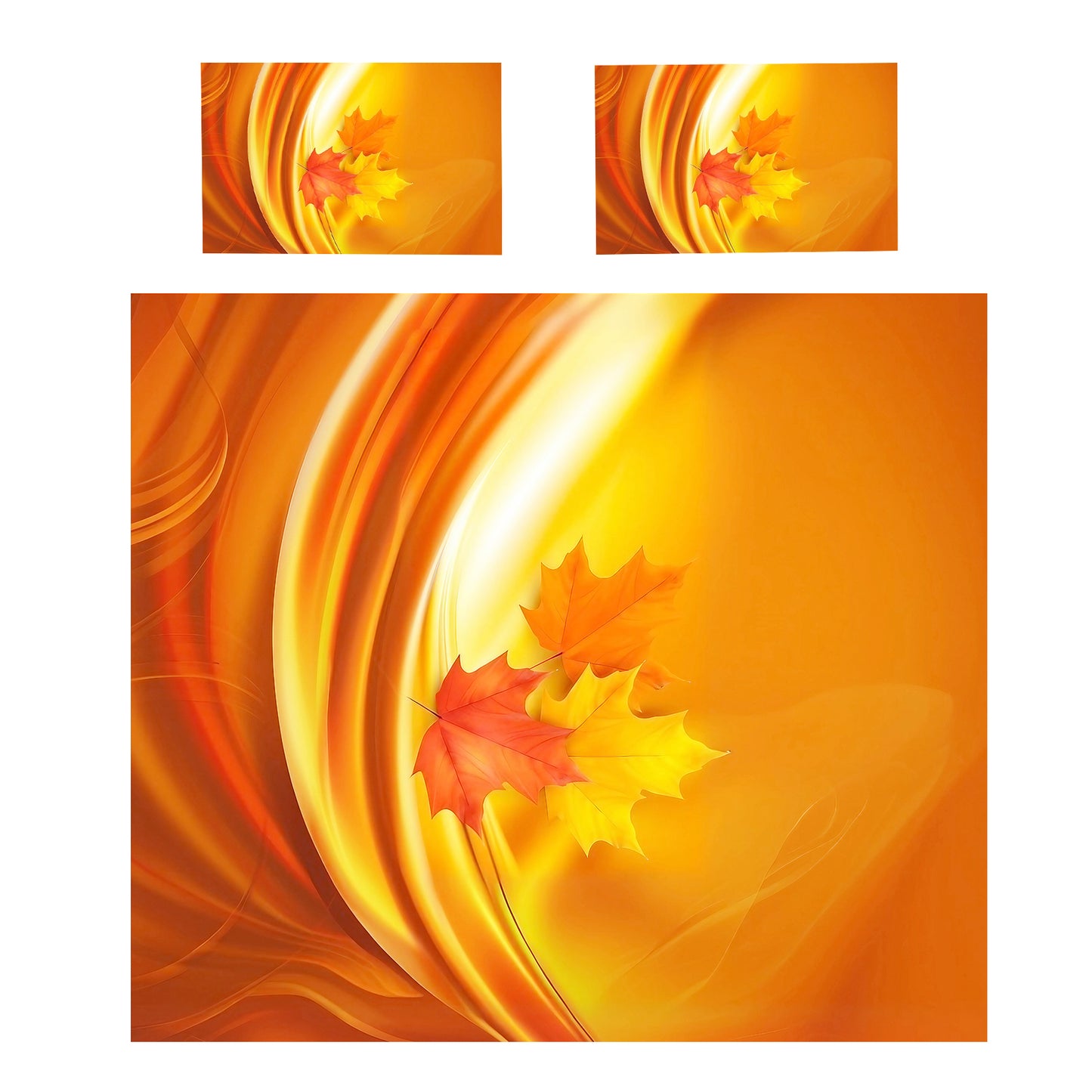 Autumn Wave Duvet Cover Set